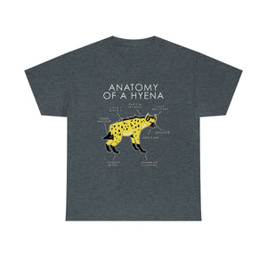 Hyena Yellow - T-Shirt T-Shirt Artworktee Dark Heather S 