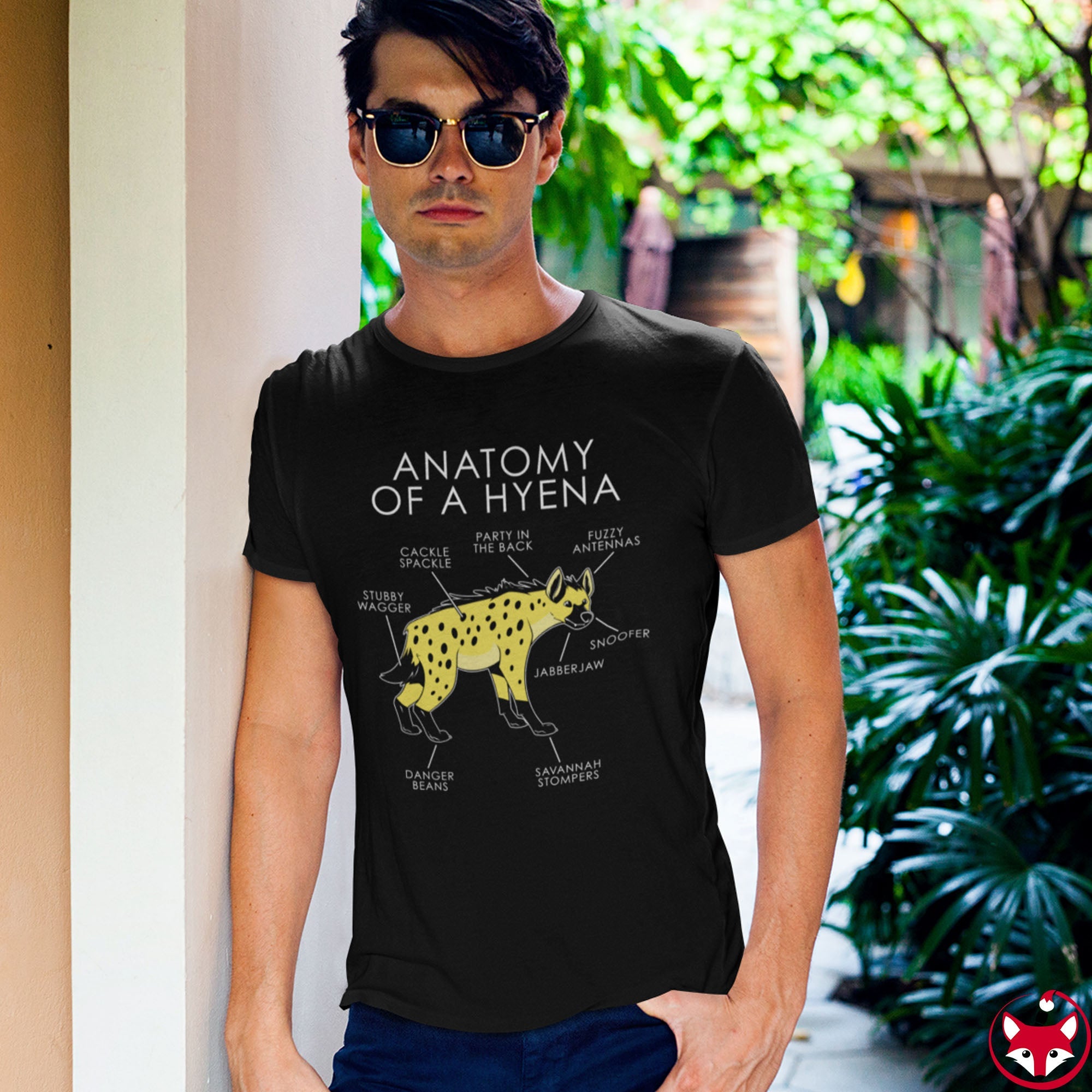 Hyena Yellow - T-Shirt T-Shirt Artworktee 