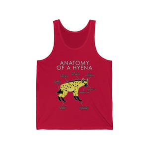 Hyena Yellow - Tank Top Tank Top Artworktee Red XS 