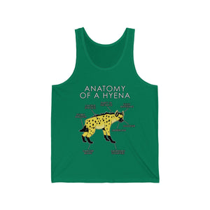 Hyena Yellow - Tank Top Tank Top Artworktee Green XS 