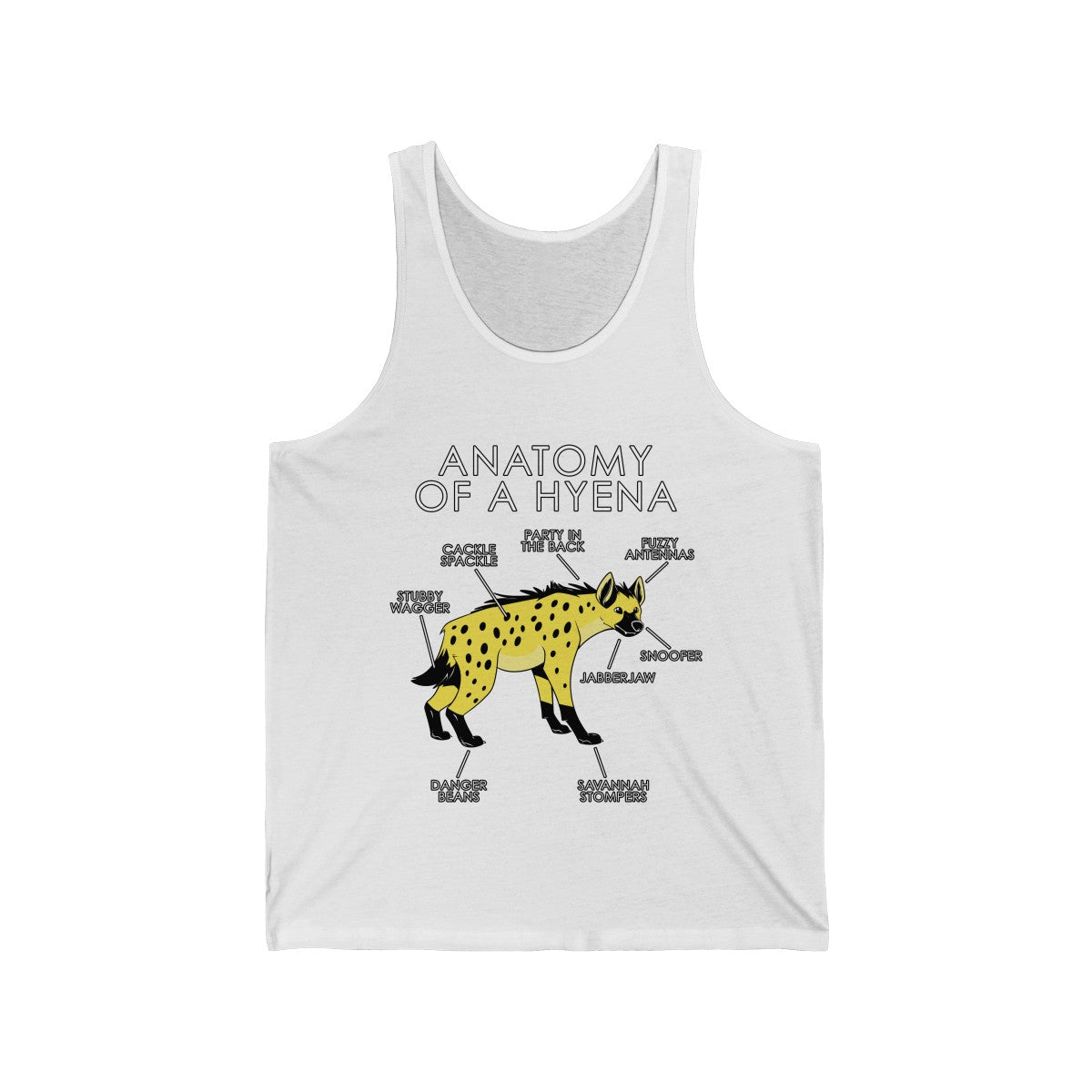 Hyena Yellow - Tank Top Tank Top Artworktee White XS 