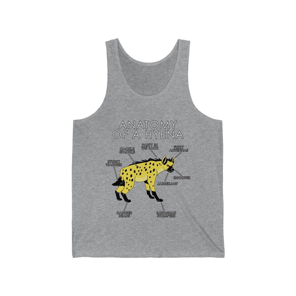 Hyena Yellow - Tank Top Tank Top Artworktee Heather XS 