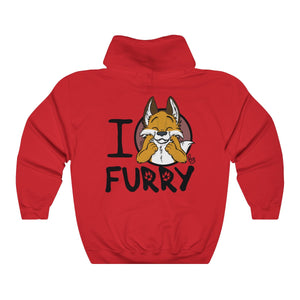 I Fox Furry - Hoodie Hoodie Paco Panda Red S 