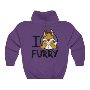 I Fox Furry - Hoodie Hoodie Paco Panda Purple S 