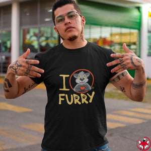 I Wolf Furry - T-Shirt T-Shirt Paco Panda 