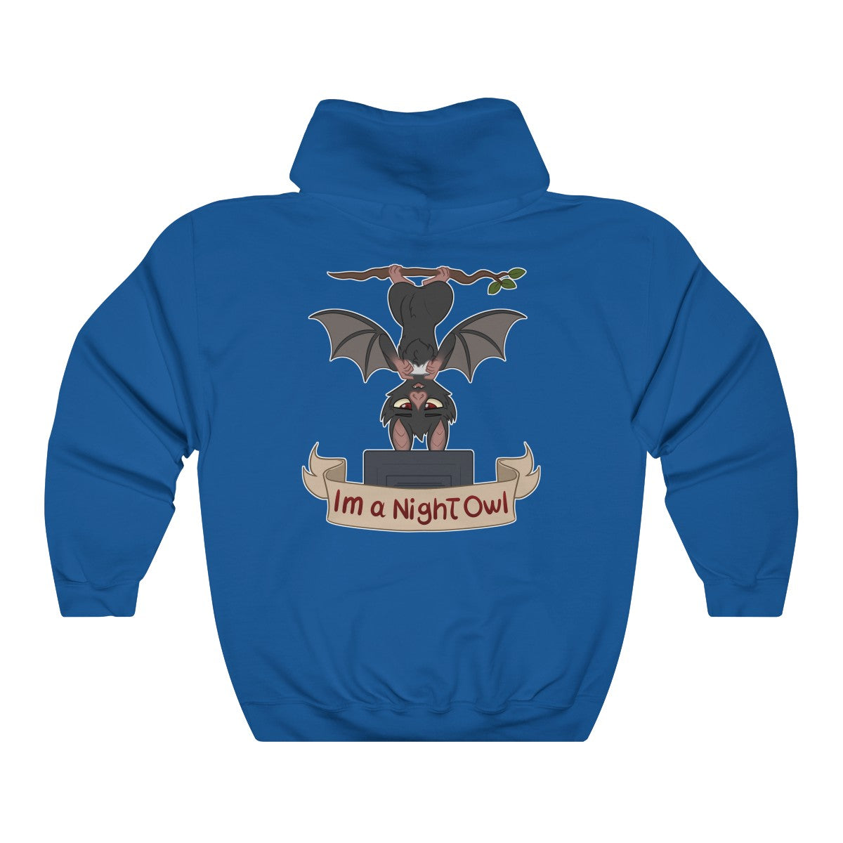 I am a Night Owl - Hoodie Hoodie Artworktee Royal Blue S 