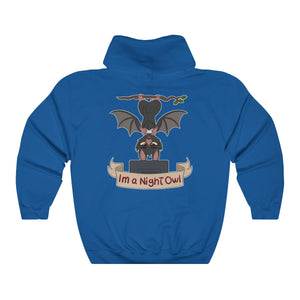 I am a Night Owl - Hoodie Hoodie Artworktee Royal Blue S 