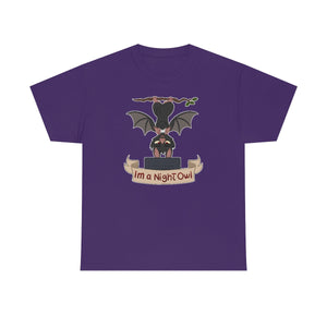 I am a Night Owl - T-Shirt T-Shirt Artworktee Purple S 