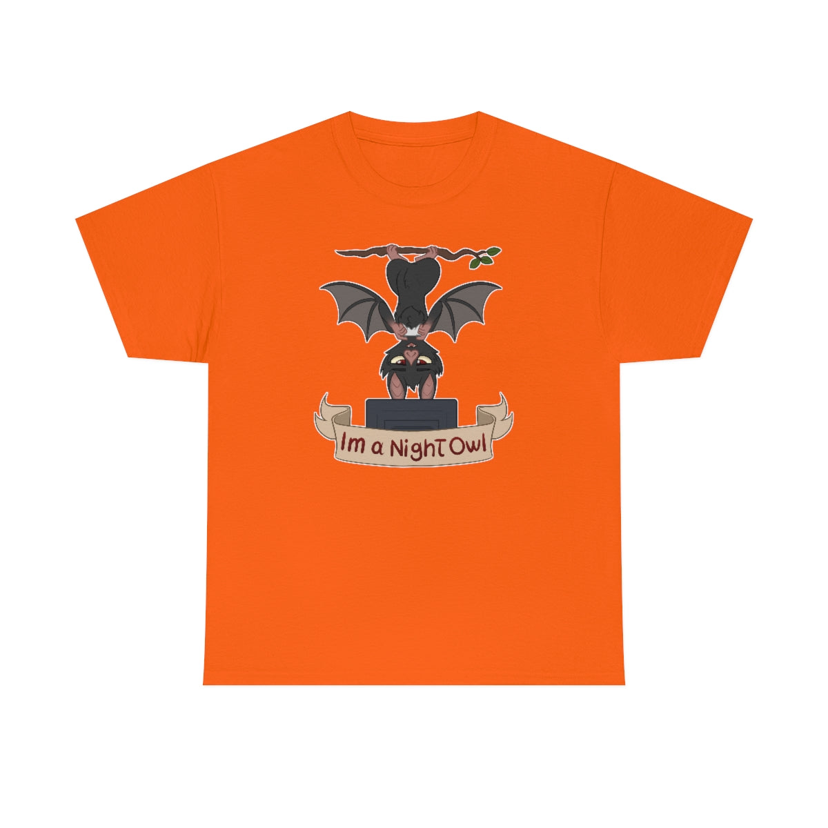 I am a Night Owl - T-Shirt T-Shirt Artworktee Orange S 
