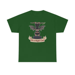 I am a Night Owl - T-Shirt T-Shirt Artworktee Green S 