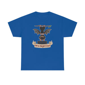 I am a Night Owl - T-Shirt T-Shirt Artworktee Royal Blue S 