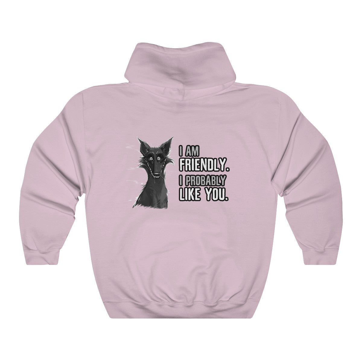 I probably DON'T hate you - Hoodie Hoodie Cyamallo Light Pink S 