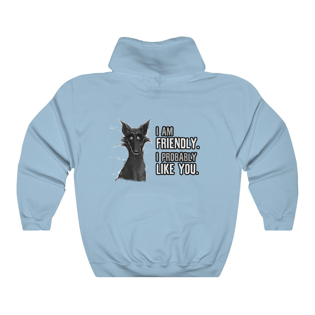 I probably DON'T hate you - Hoodie Hoodie Cyamallo Light Blue S 