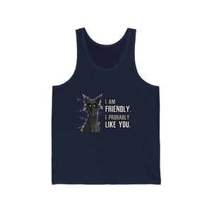 I probably DON'T hate you - Tank Top Tank Top Cyamallo Navy Blue XS 