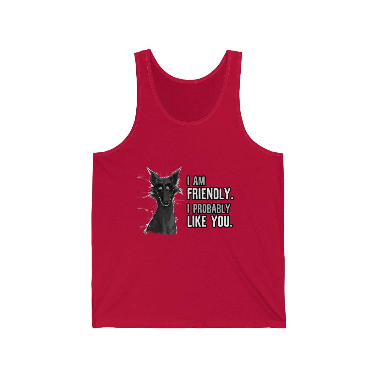 I probably DON'T hate you - Tank Top Tank Top Cyamallo Red XS 