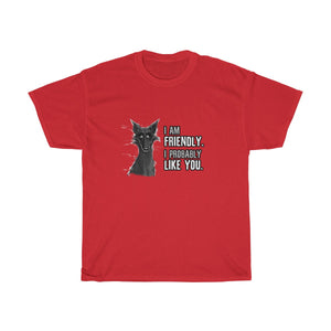 I probably DON'T hate you -T-Shirt T-Shirt Cyamallo Red S 
