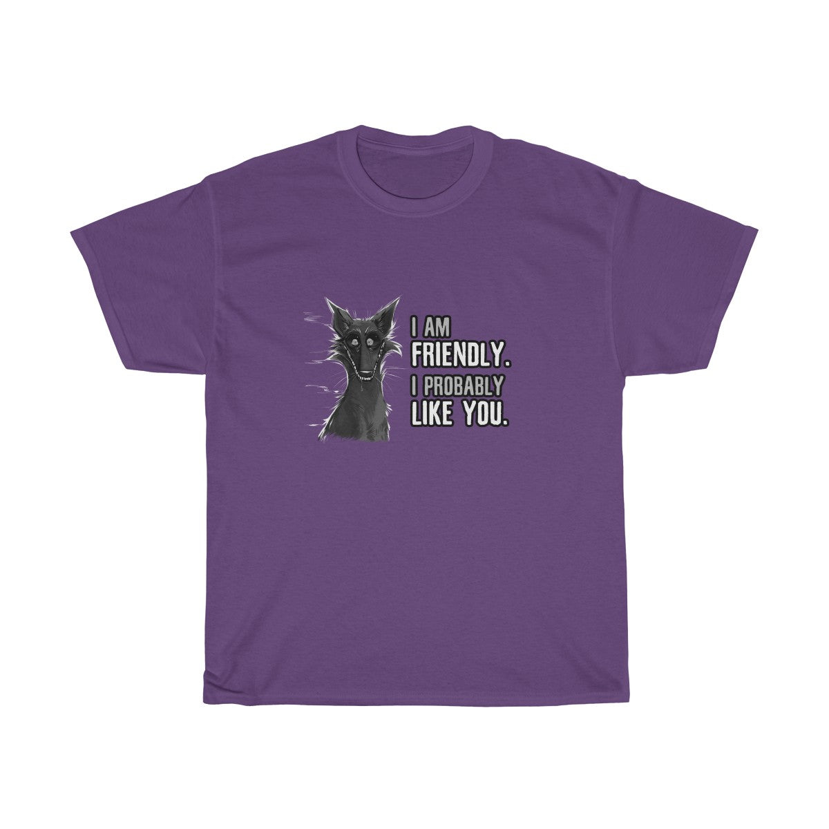 I probably DON'T hate you -T-Shirt T-Shirt Cyamallo Purple S 