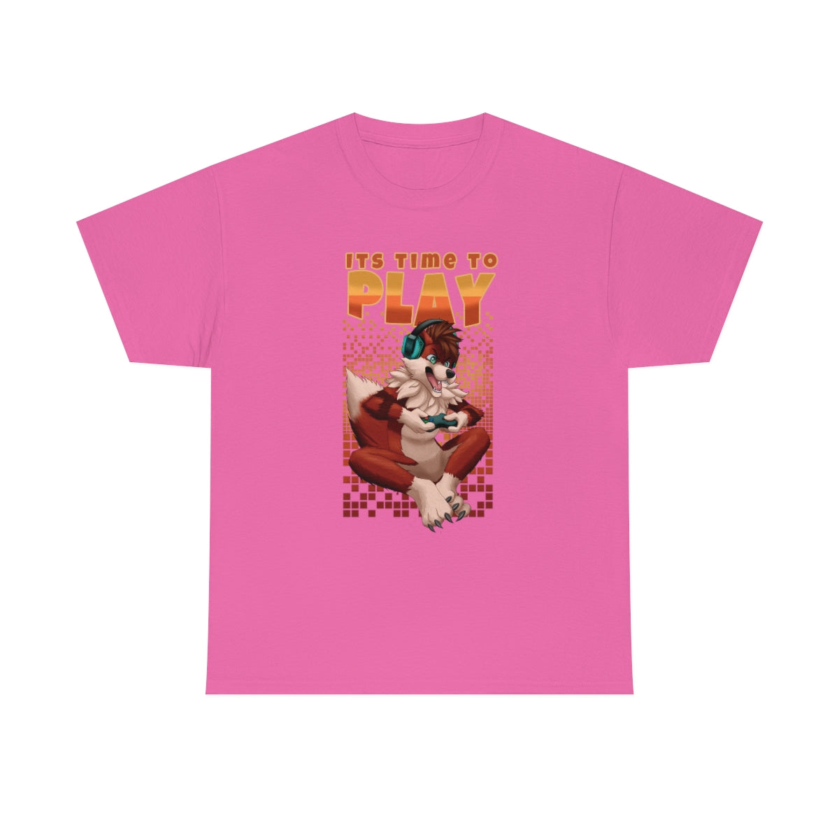 Its Time to Play - T-Shirt T-Shirt Artworktee Pink S 