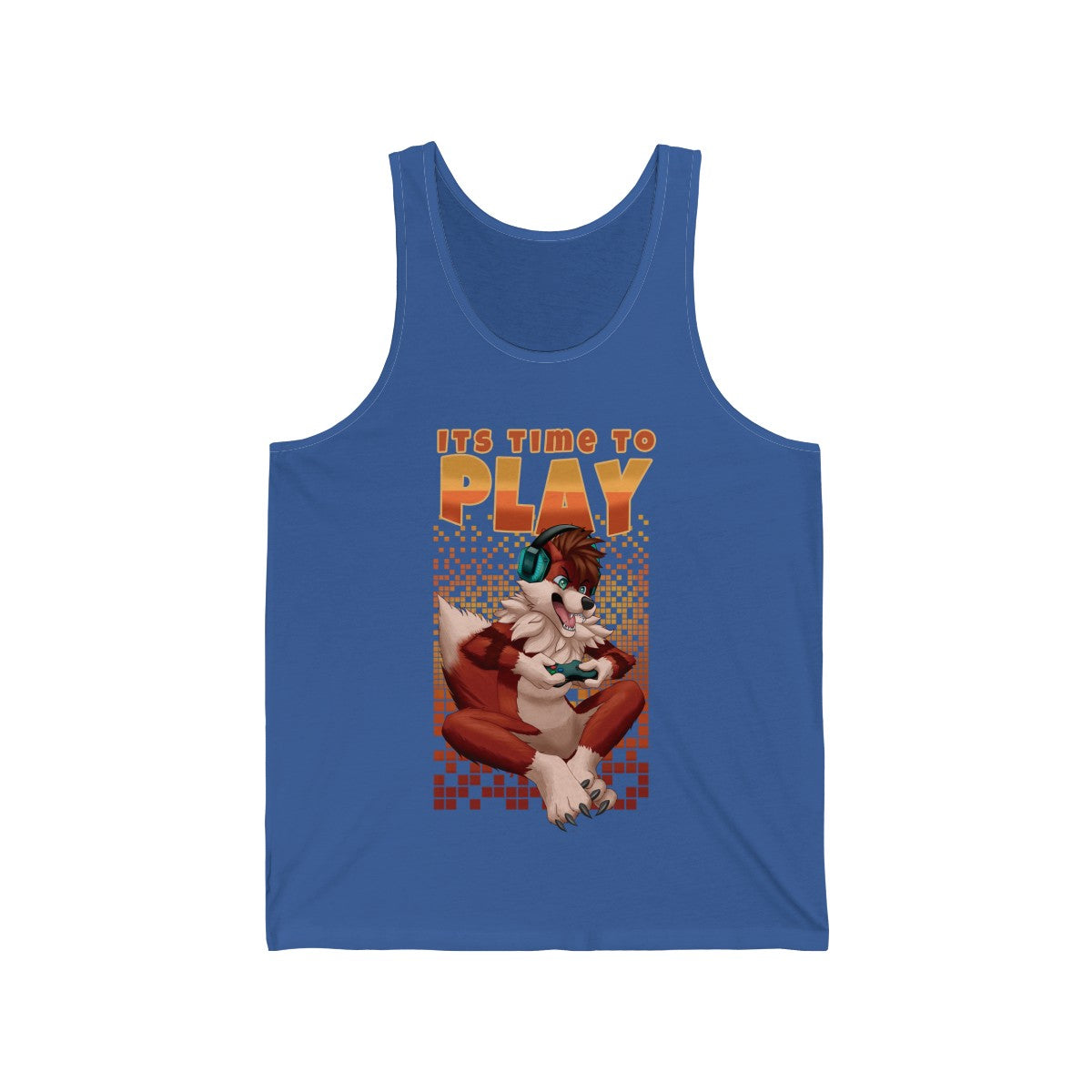 Its Time to Play - Tank Top Tank Top Artworktee Royal Blue XS 