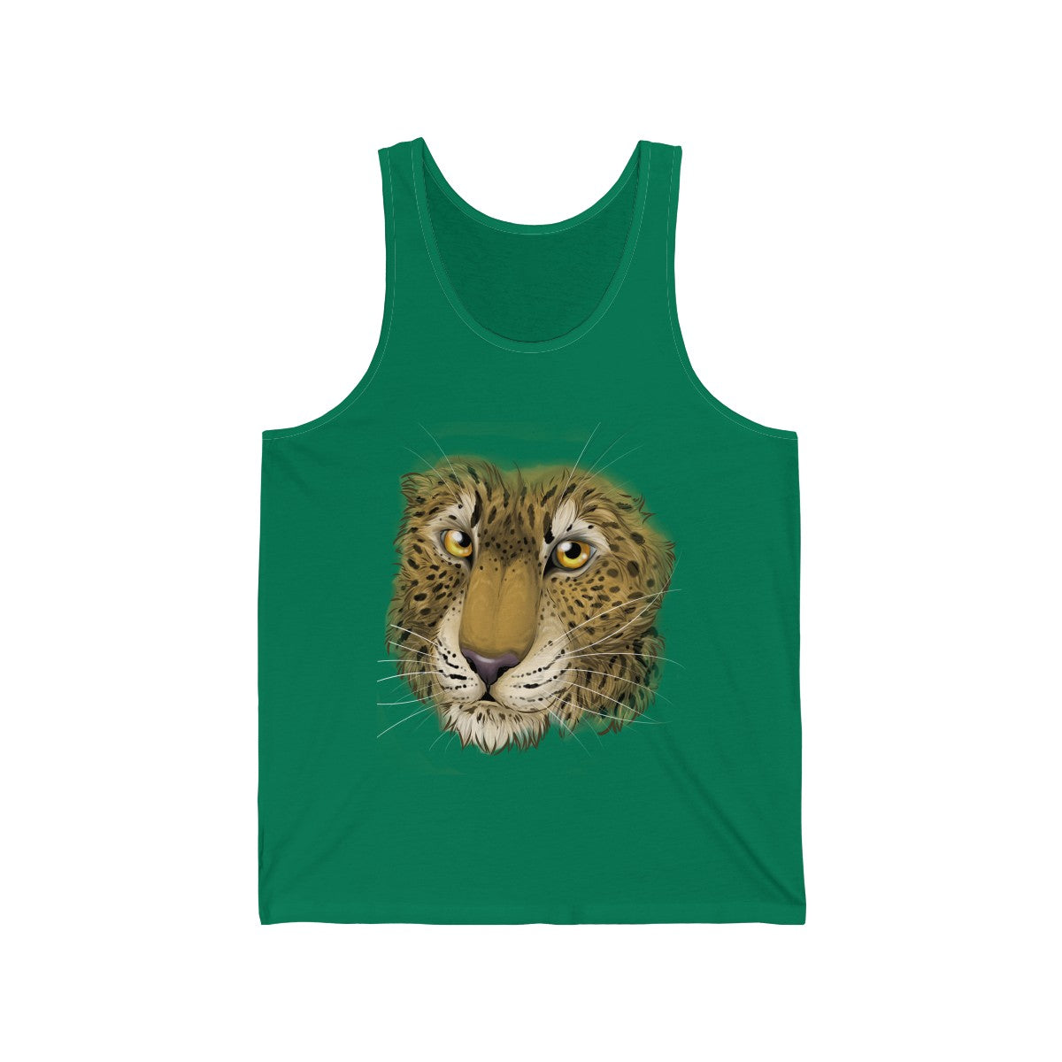 Leopard - Tank Top Tank Top Dire Creatures Green XS 