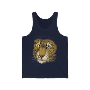 Leopard - Tank Top Tank Top Dire Creatures Navy Blue XS 