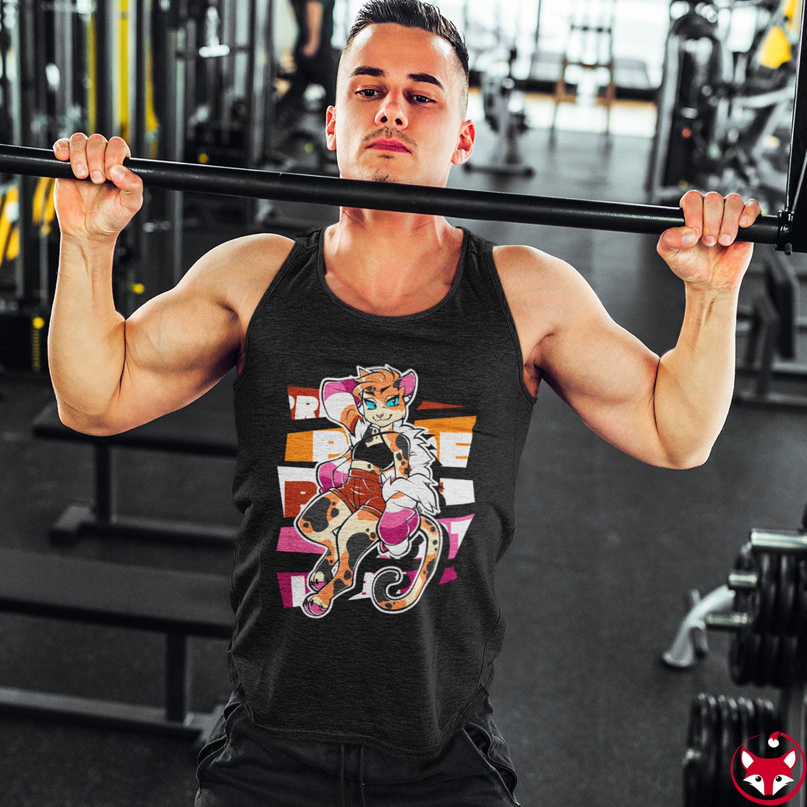 Lesbian Pride Jessica Cat - Tank Top Tank Top Artworktee 