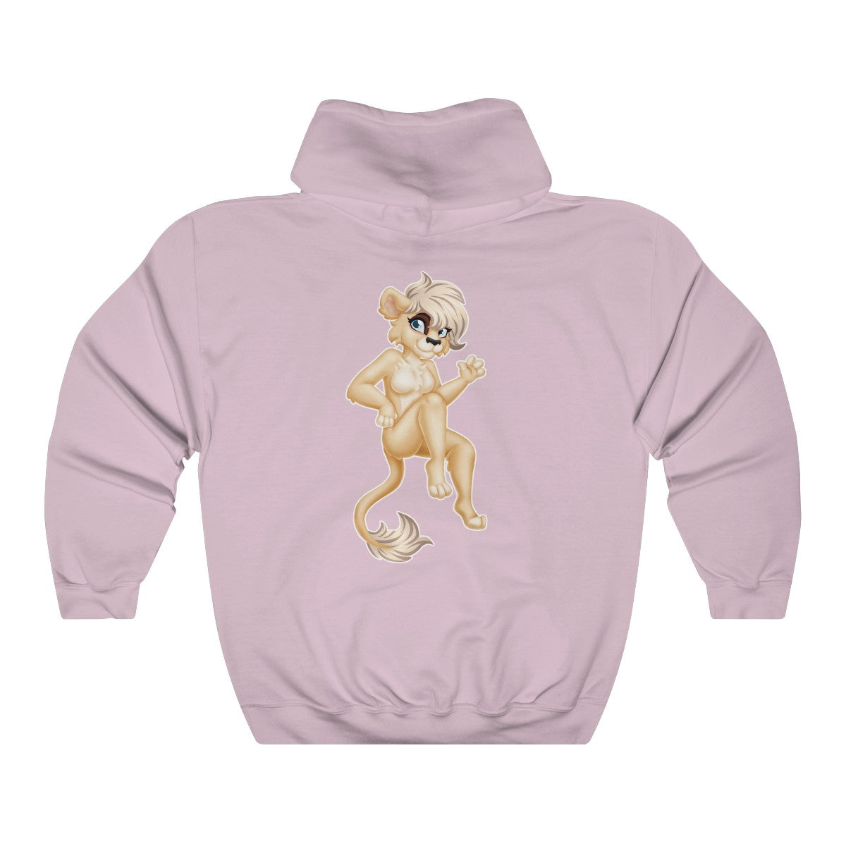 Lion Girl - Hoodie Hoodie Artworktee Light Pink S 