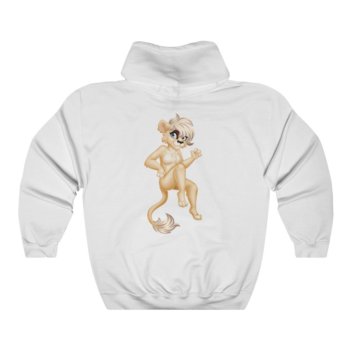 Lion Girl - Hoodie Hoodie Artworktee White S 