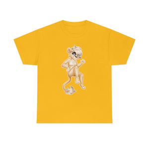 Lion Girl - T-Shirt T-Shirt Artworktee Gold S 