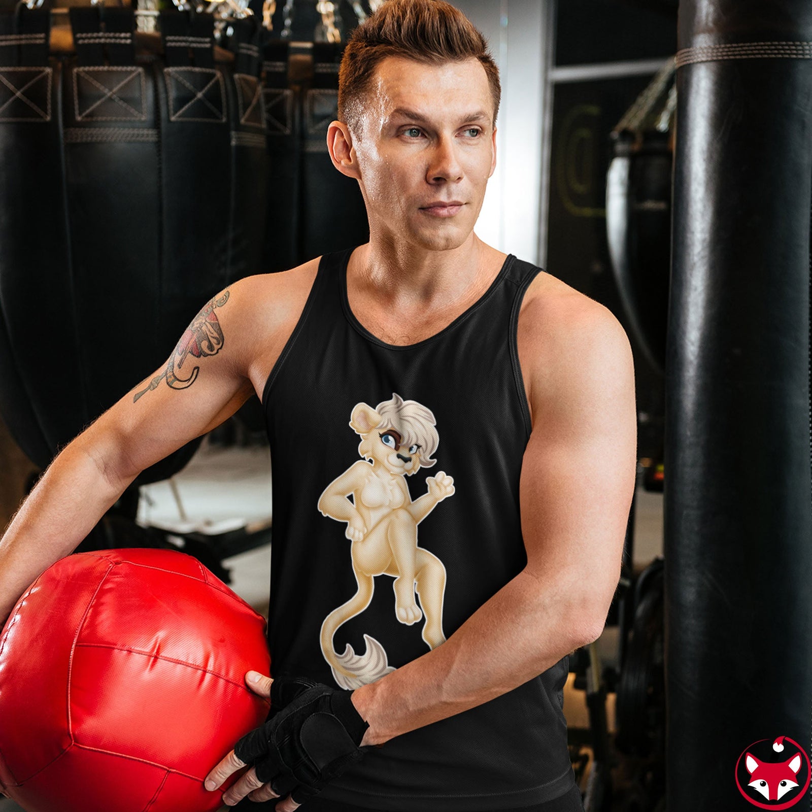 Lion Girl - Tank Top Tank Top Artworktee 