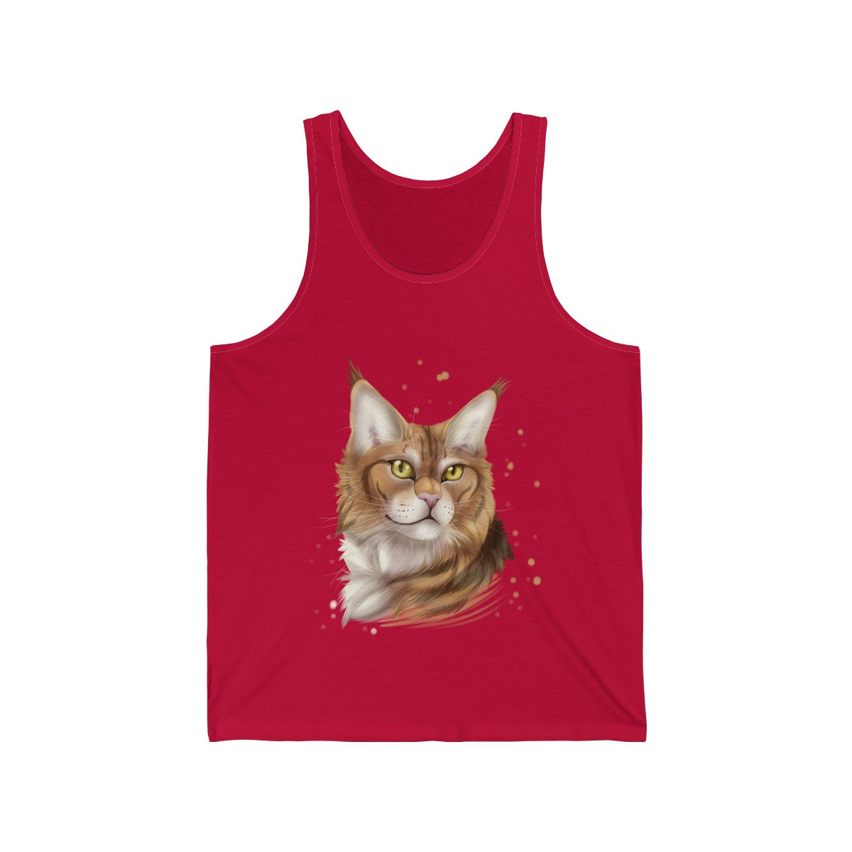 Maine Coon - Tank Top Tank Top Dire Creatures Red XS 