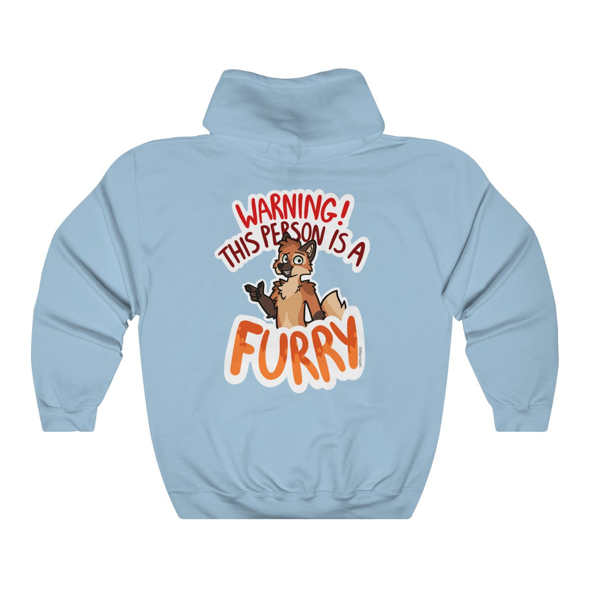 Maned Wolf - Hoodie Hoodie Sammy The Tanuki Light Blue S 