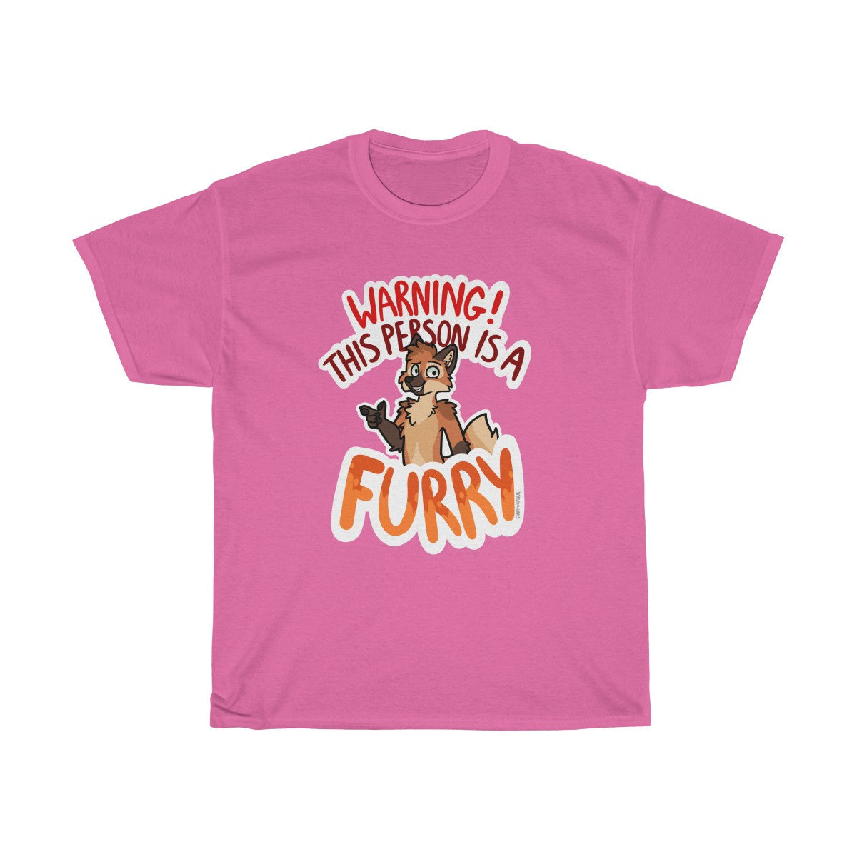 Maned Wolf - T-Shirt T-Shirt Sammy The Tanuki Pink S 