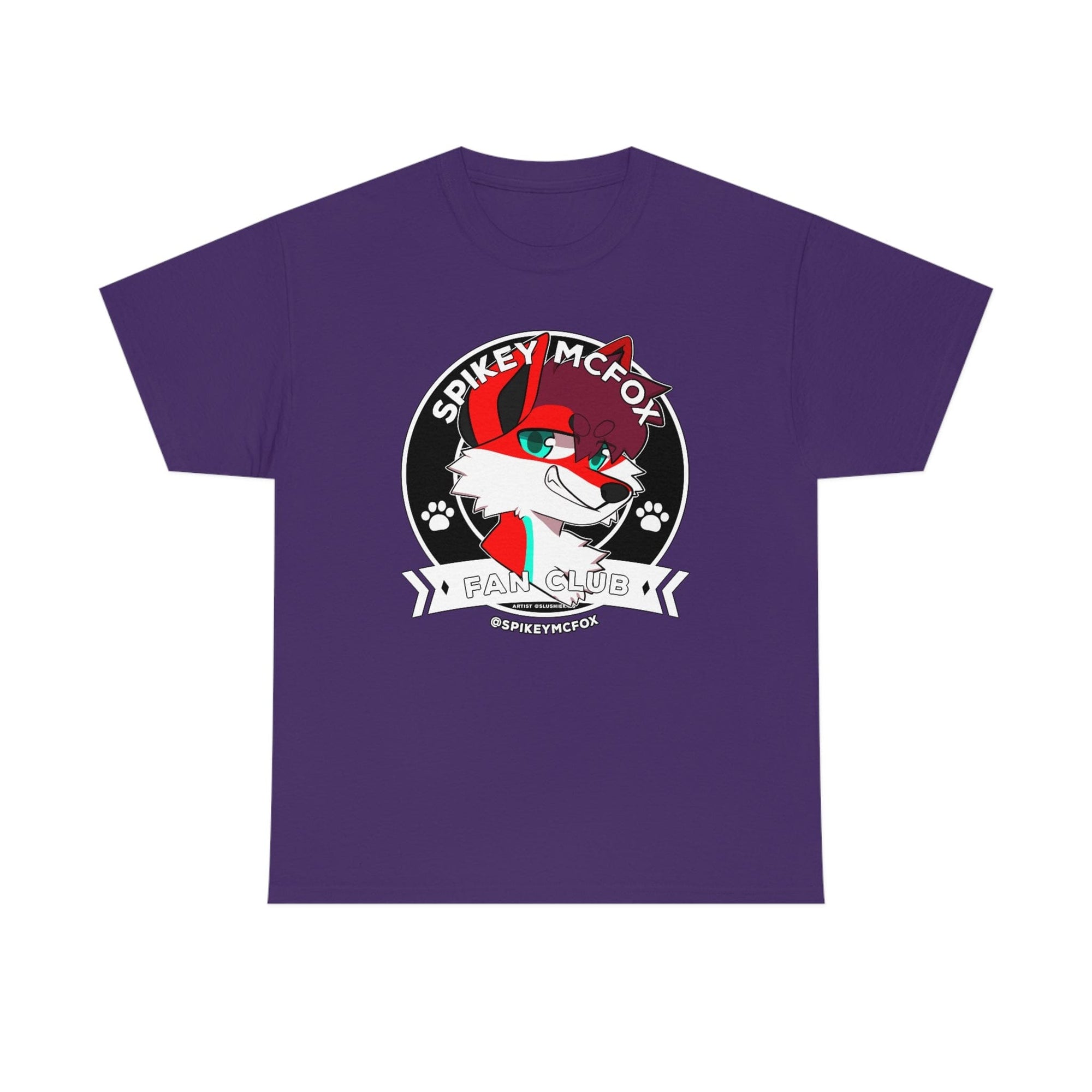 McFox Fan Club - T-Shirt T-Shirt AFLT-Spikey McFox Purple S 