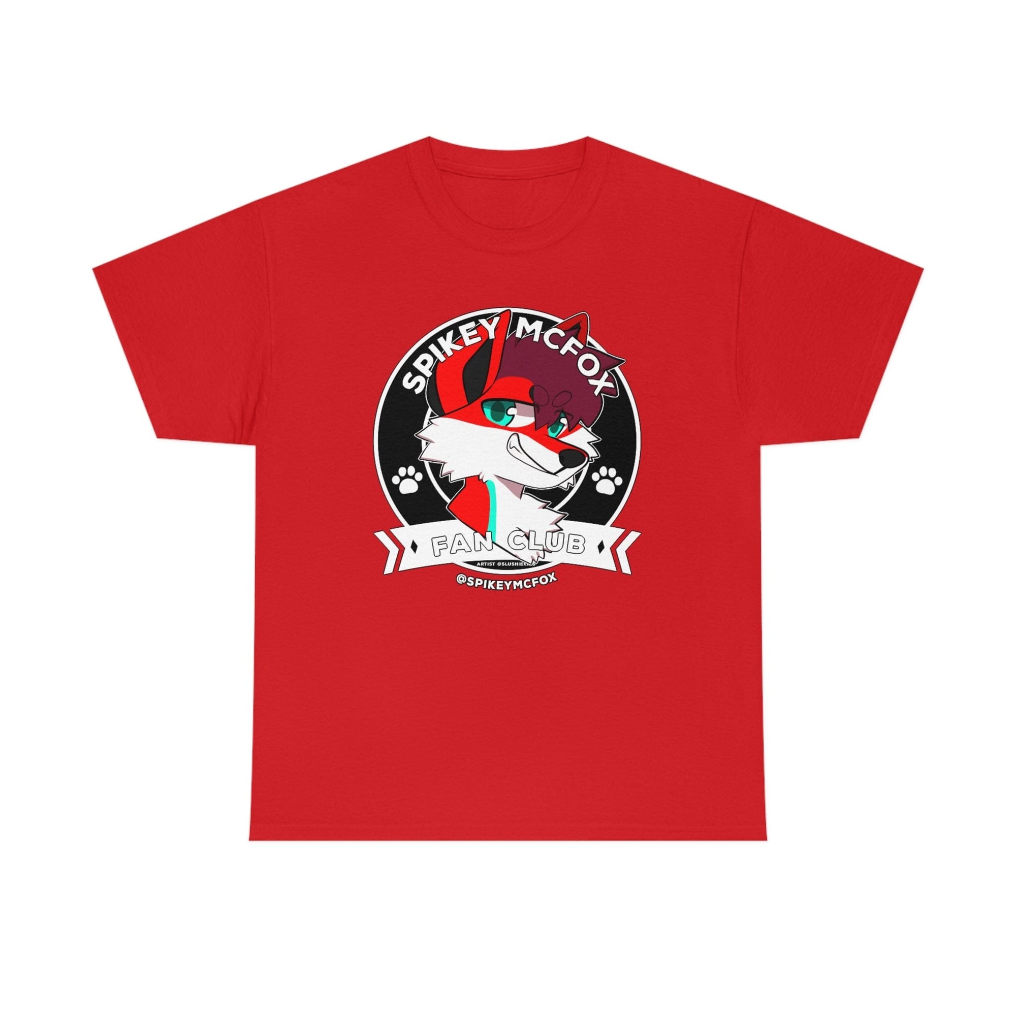 McFox Fan Club - T-Shirt T-Shirt AFLT-Spikey McFox Red S 