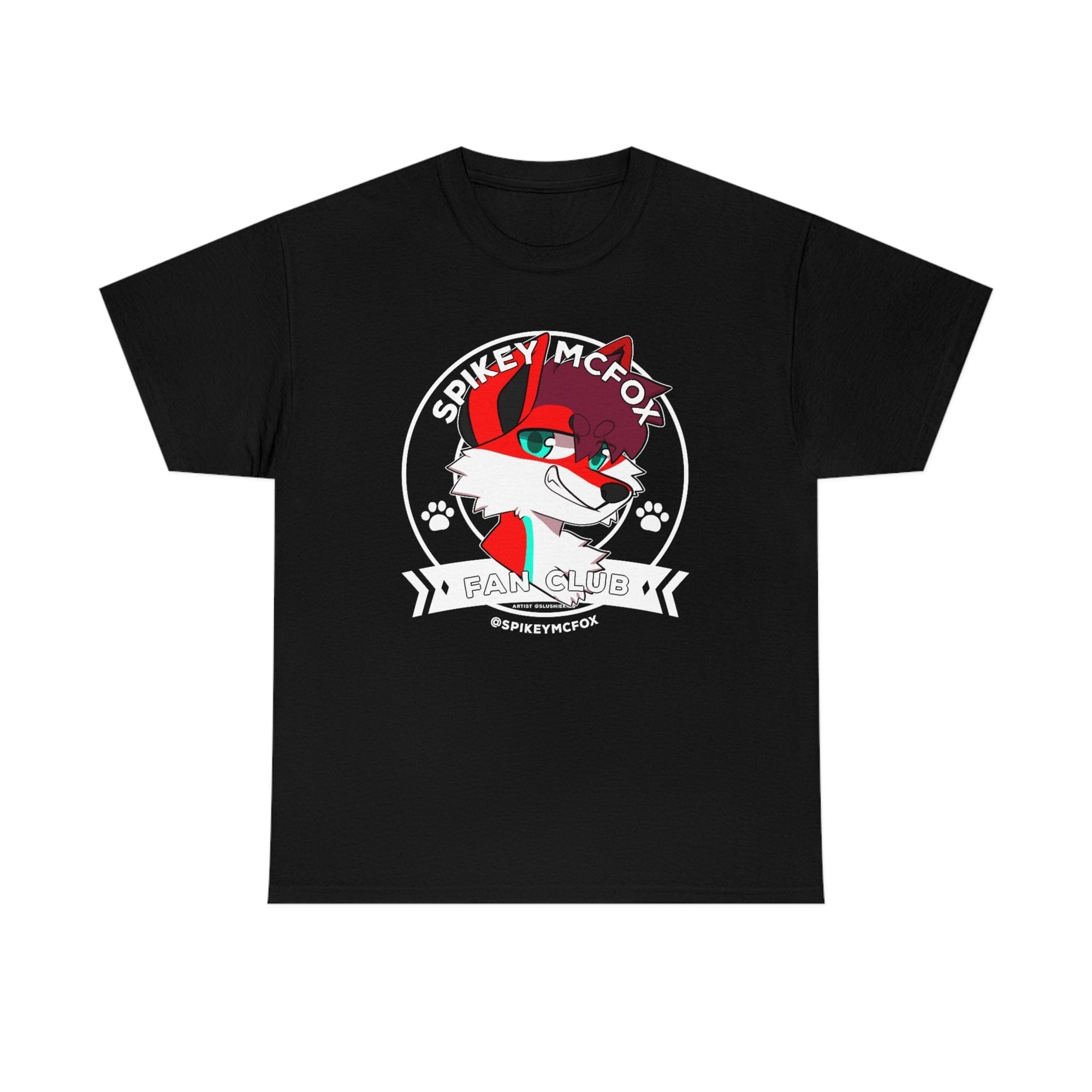McFox Fan Club - T-Shirt T-Shirt AFLT-Spikey McFox Black S 