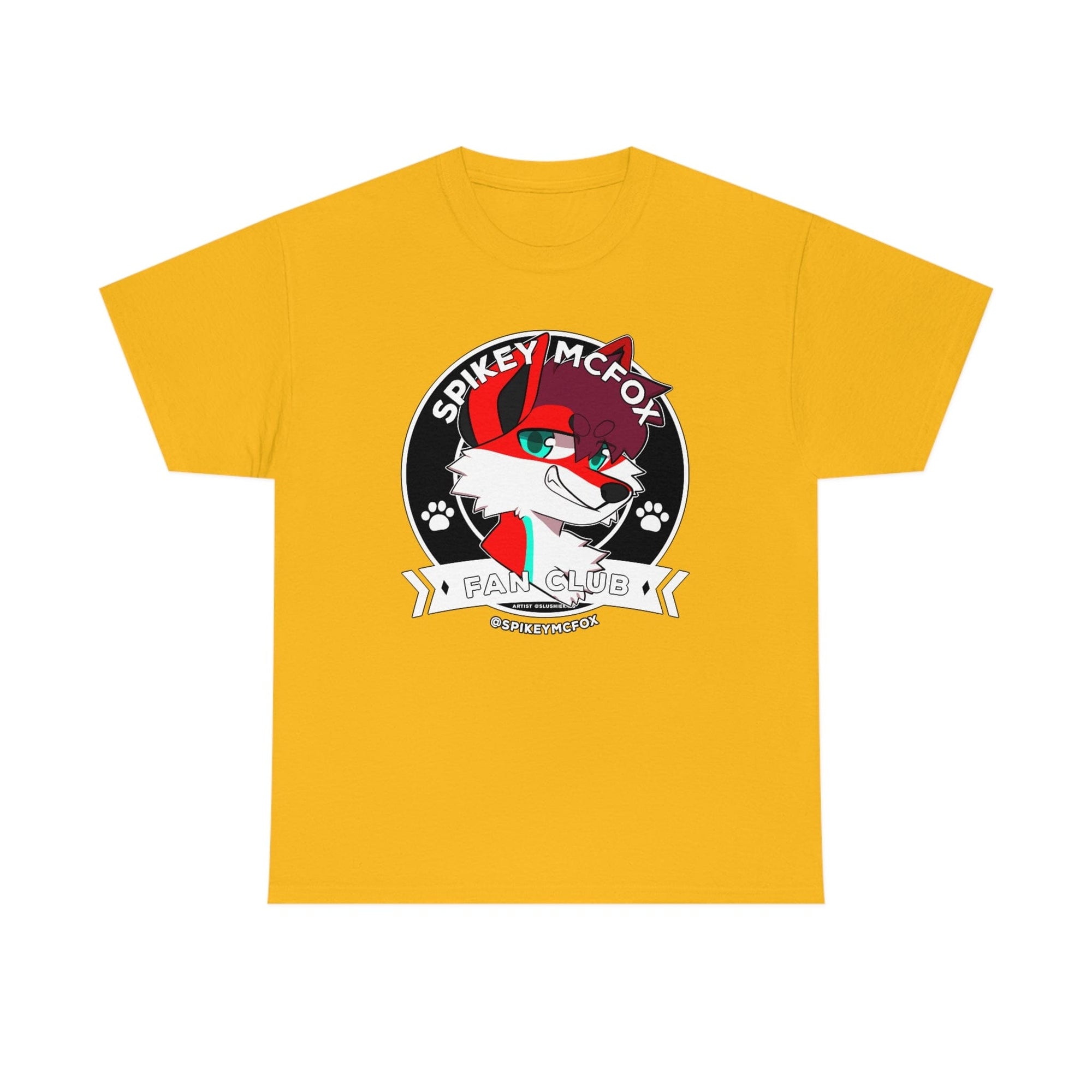 McFox Fan Club - T-Shirt T-Shirt AFLT-Spikey McFox Gold S 