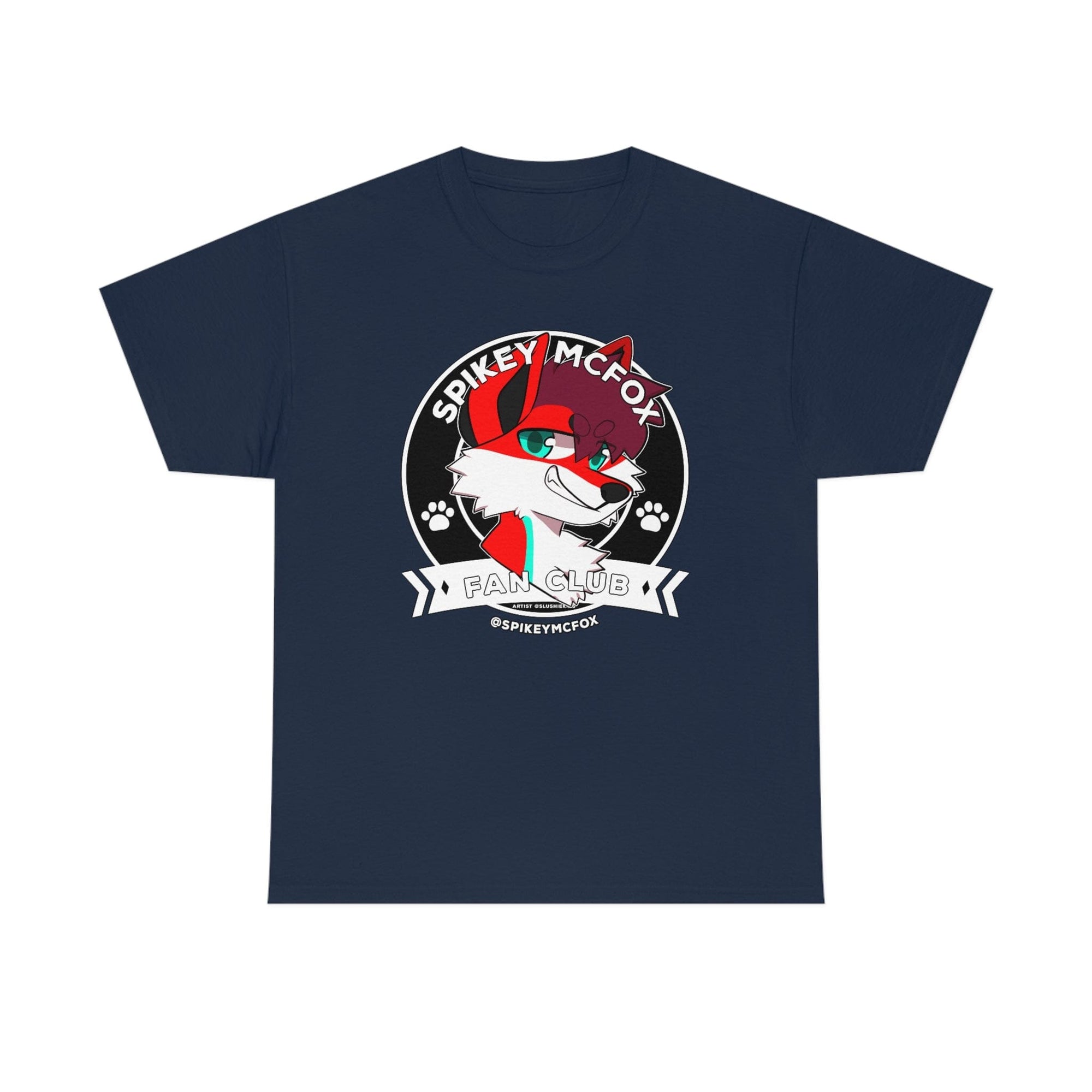McFox Fan Club - T-Shirt T-Shirt AFLT-Spikey McFox Navy Blue S 
