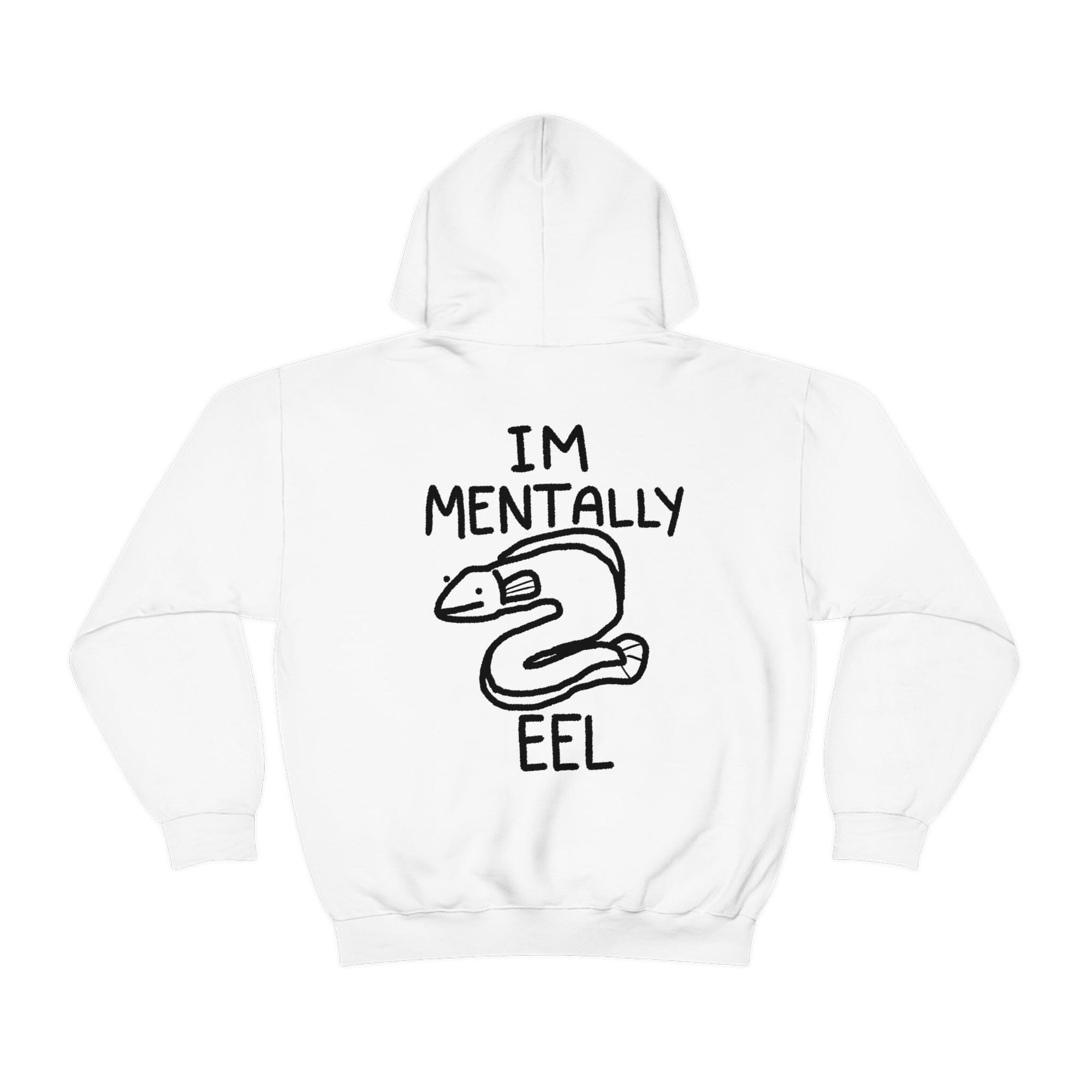 Mentally Eel - Hoodie Hoodie Ooka White S 