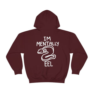 Mentally Eel - Hoodie Hoodie Ooka Maroon S 