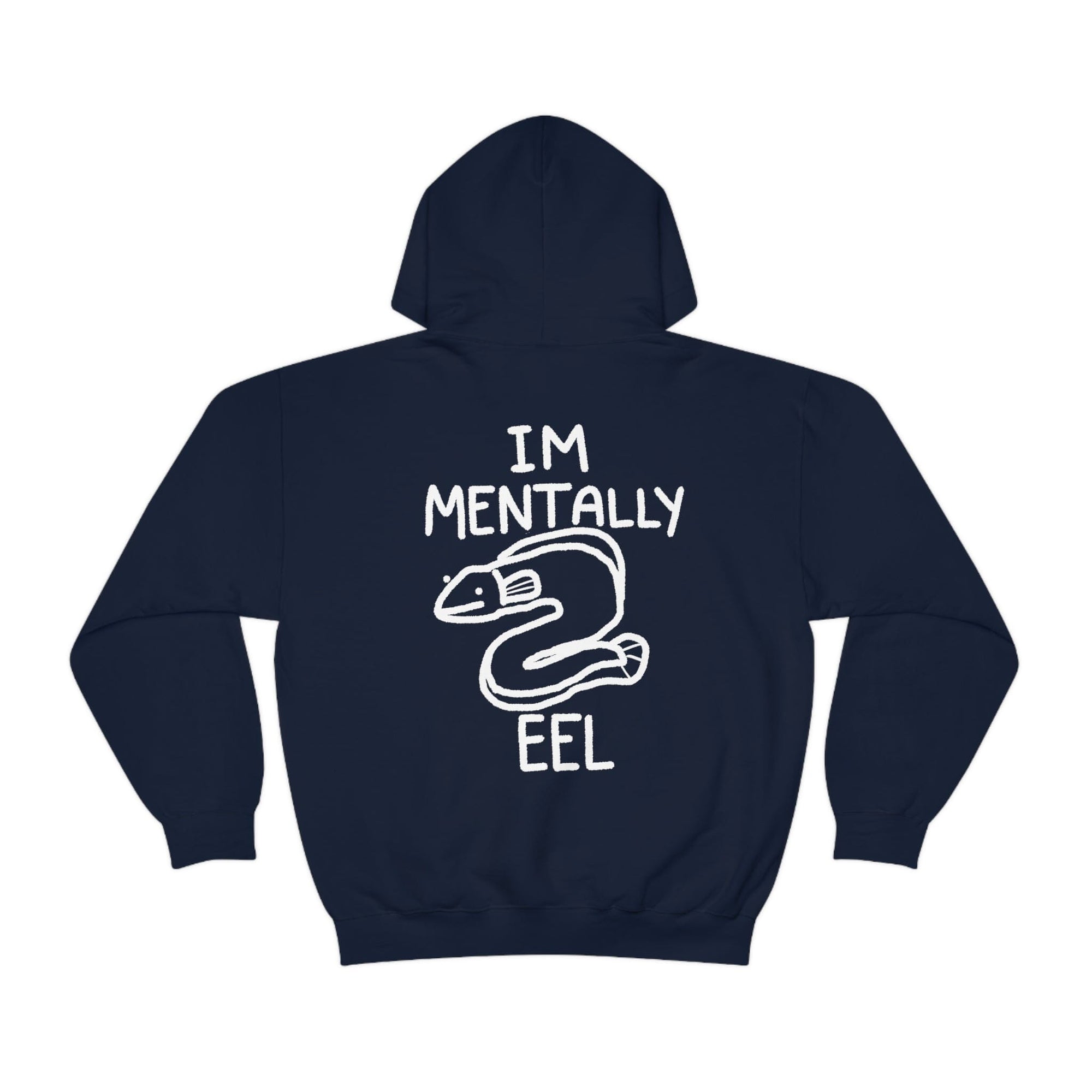 Mentally Eel - Hoodie Hoodie Ooka Navy Blue S 