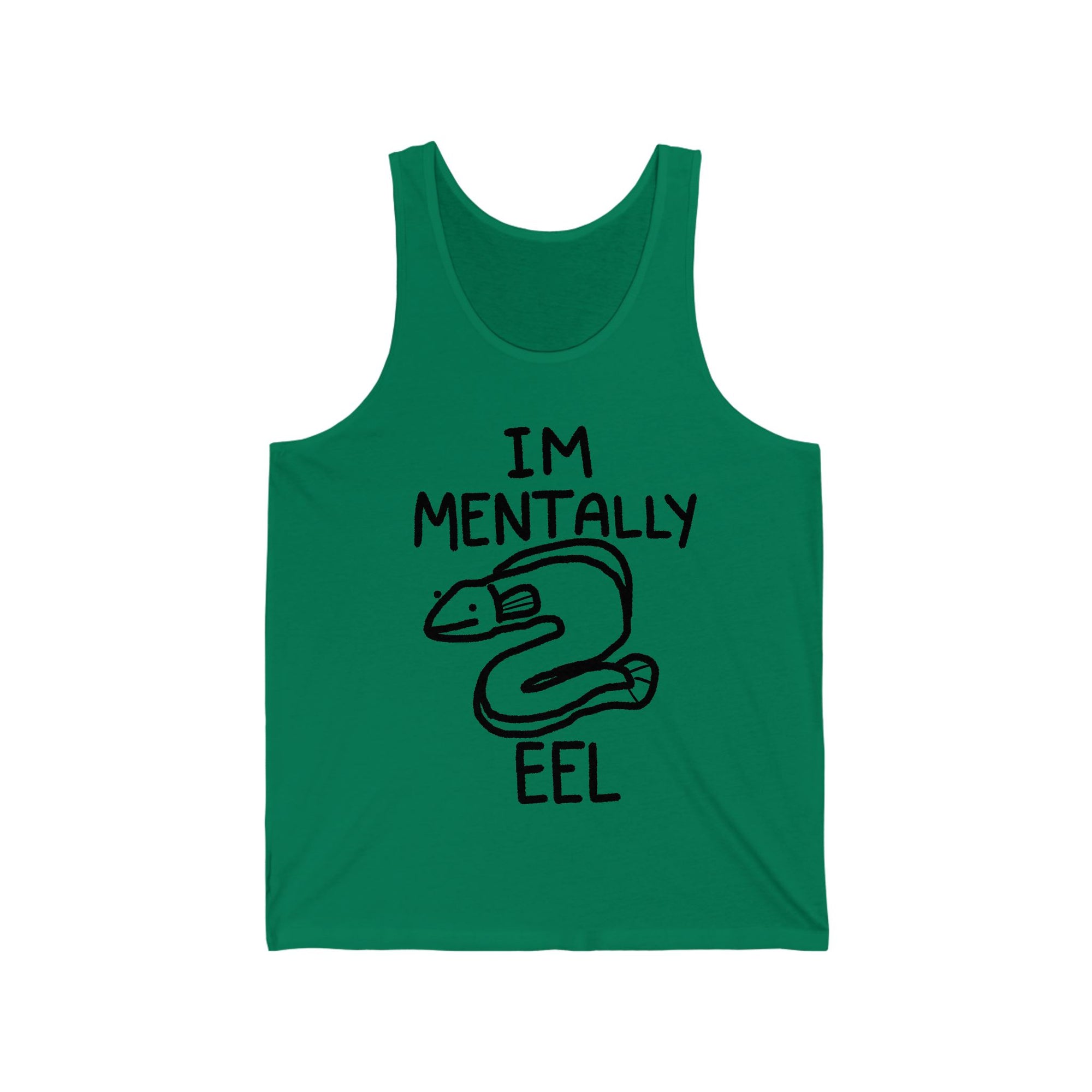 Mentally Eel - Tank Top Tank Top Ooka Green XS 