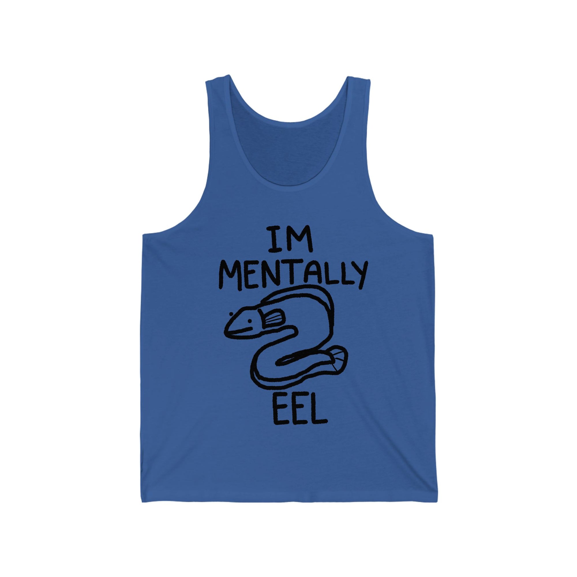 Mentally Eel - Tank Top Tank Top Ooka Royal Blue XS 