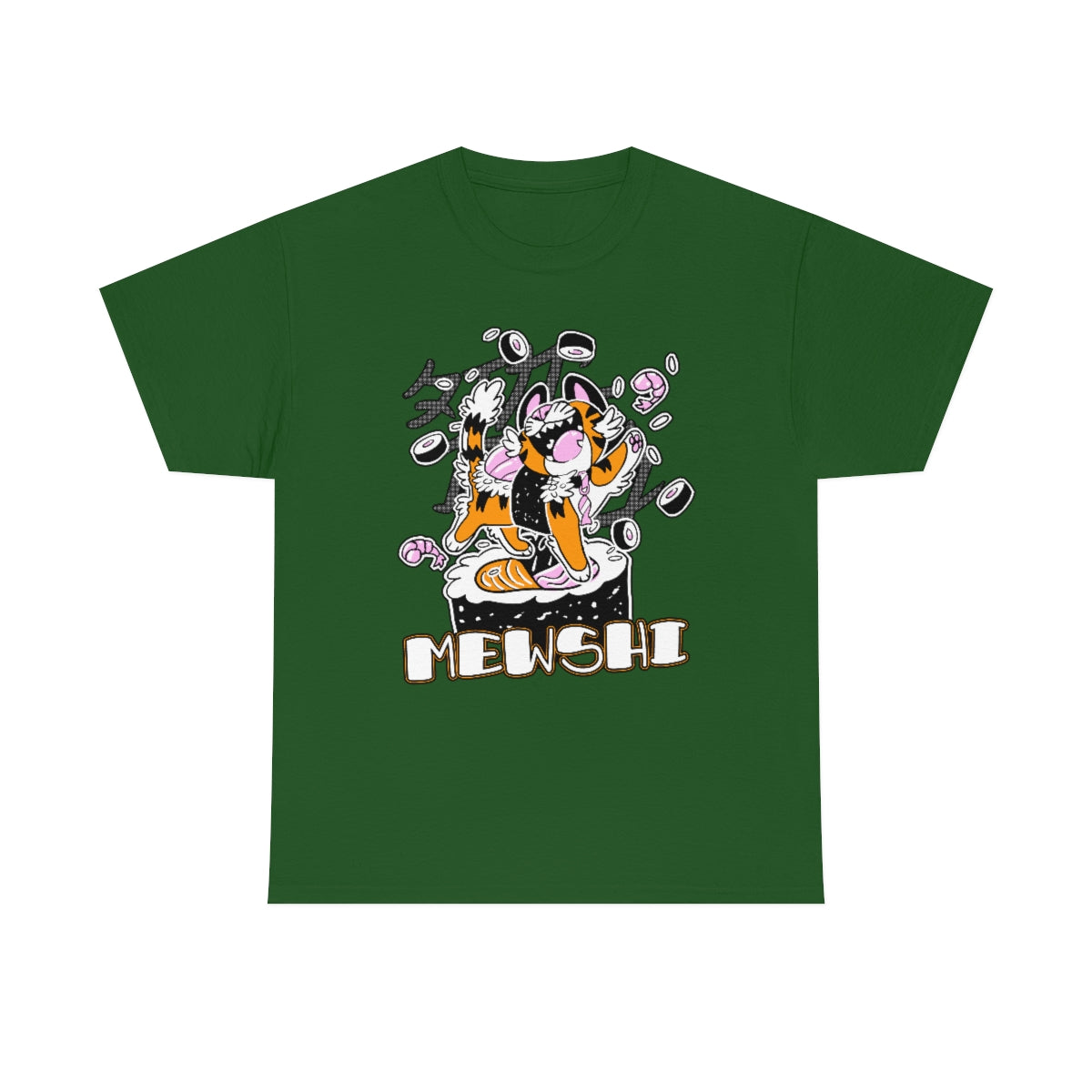 Mewshi - T-Shirt T-Shirt Crunchy Crowe Green S 