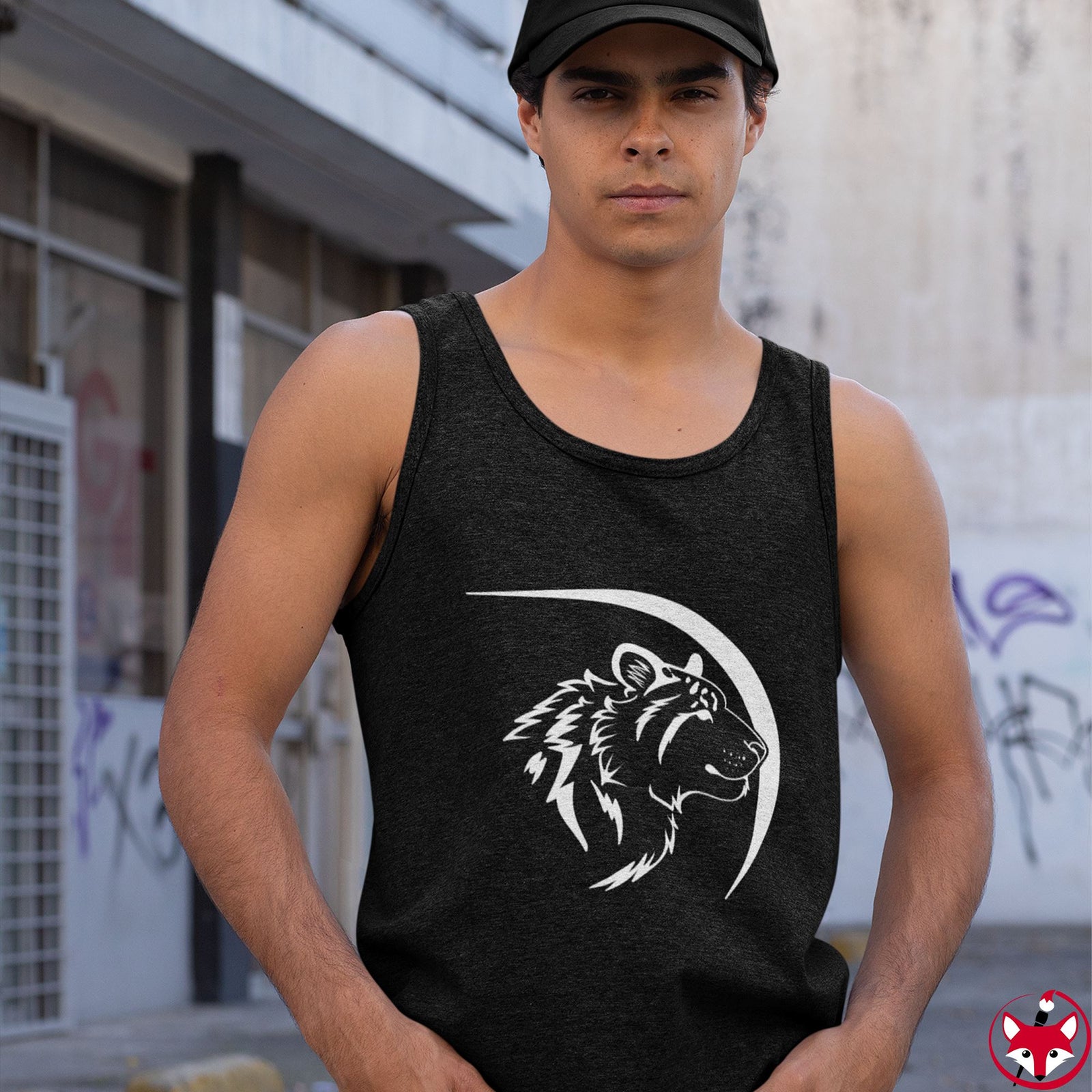 Moon Tiger - Tank Top Tank Top Dire Creatures 