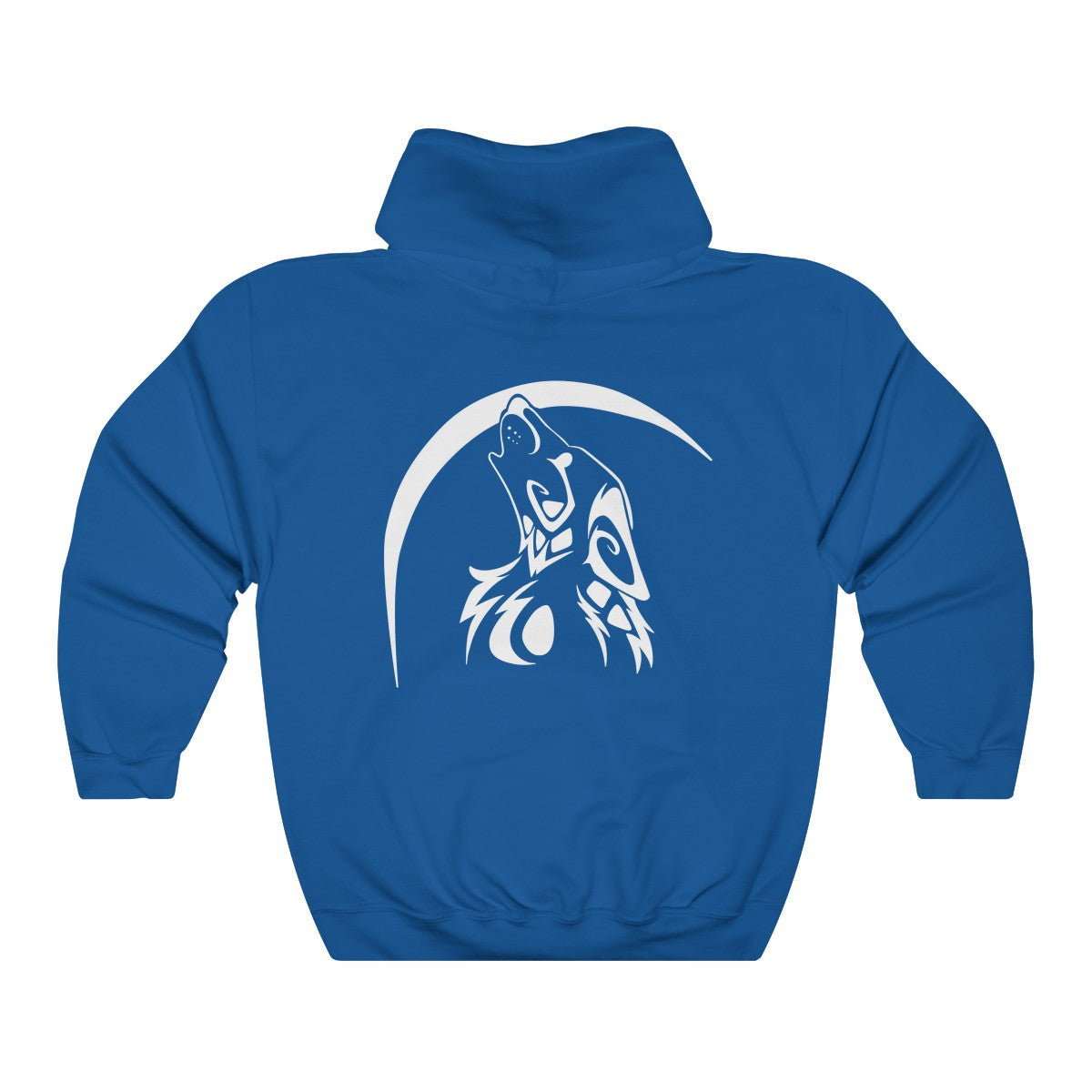 Moon Wolf - Hoodie Hoodie Dire Creatures Royal Blue S 