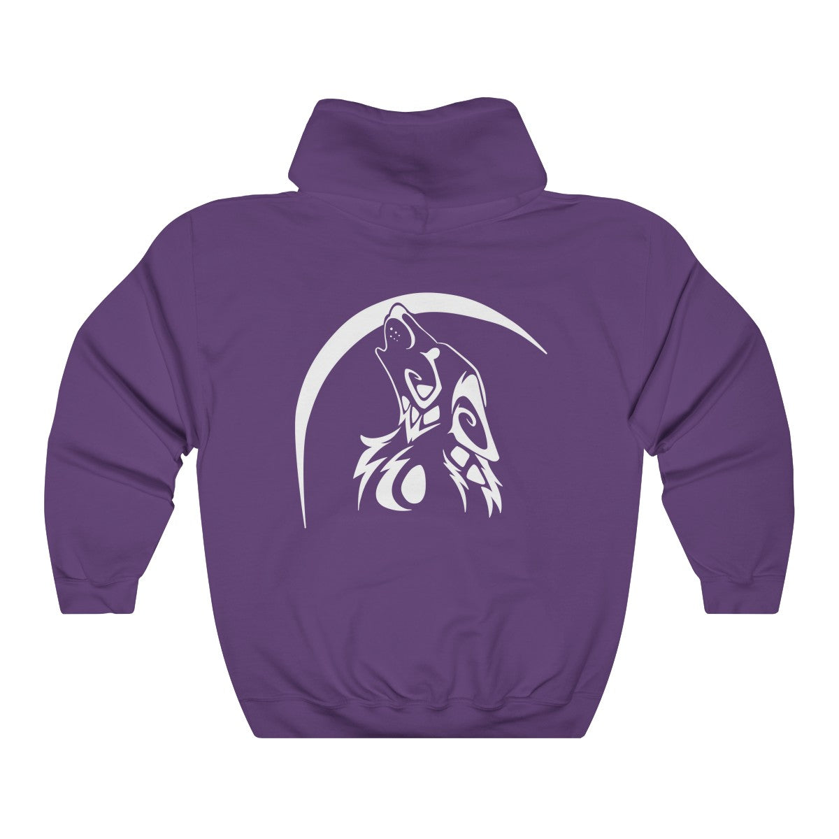 Moon Wolf - Hoodie Hoodie Dire Creatures Purple S 