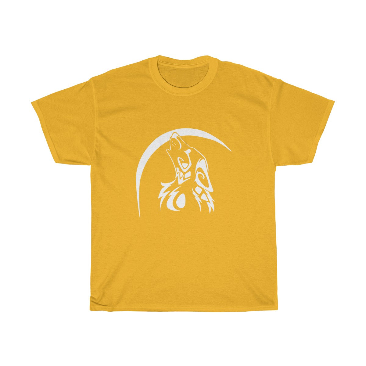 Moon Wolf - T-Shirt T-Shirt Dire Creatures Gold S 