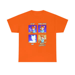 More Coffee - T-Shirt T-Shirt Artworktee Orange S 