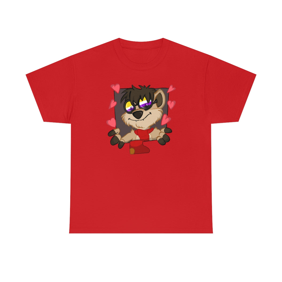 Non Binary - T-Shirt T-Shirt Thabo Meerkat Red S 